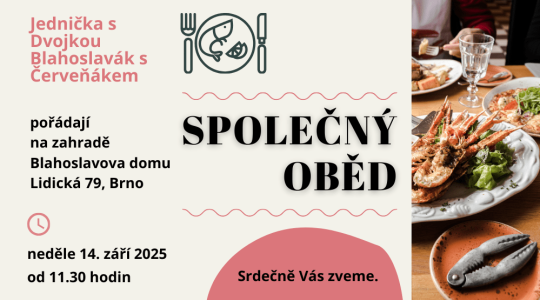Společný oběd se sborem Brno II 14.9.2025